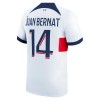 Maillot de Foot Paris Saint-Germain Juan Bernat 14 Exterieur 2023-24